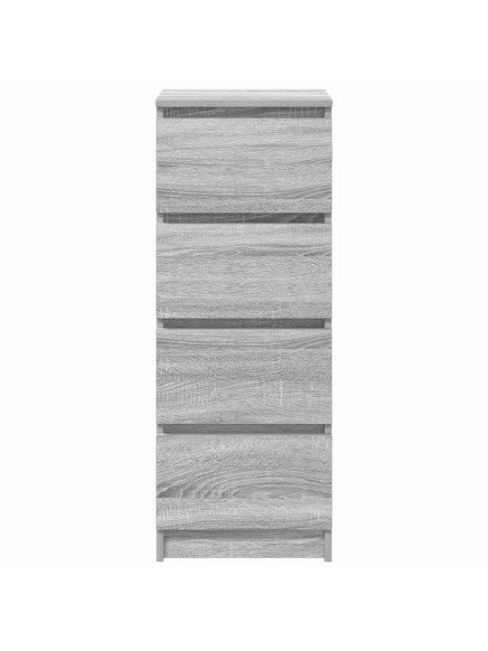 Senkki harmaa sonoma 37,5x35x99 cm tekninen puu