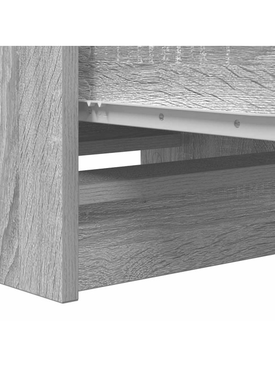 Senkki harmaa sonoma 37,5x35x99 cm tekninen puu