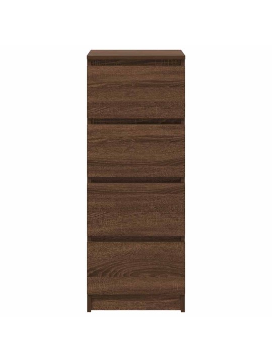 Senkki ruskea tammi 37,5x35x99 cm tekninen puu