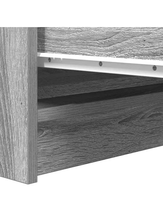 Senkki harmaa sonoma 37,5x35x76 cm tekninen puu