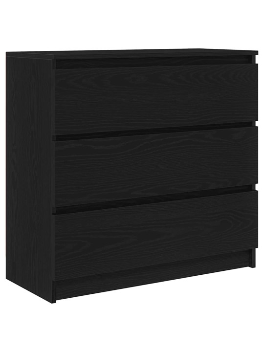 Senkki musta tammi 80x35x76 cm tekninen puu
