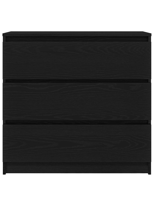 Senkki musta tammi 80x35x76 cm tekninen puu