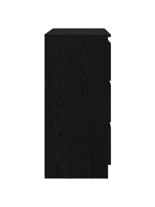 Senkki musta tammi 80x35x76 cm tekninen puu
