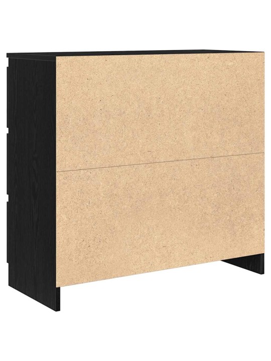 Senkki musta tammi 80x35x76 cm tekninen puu