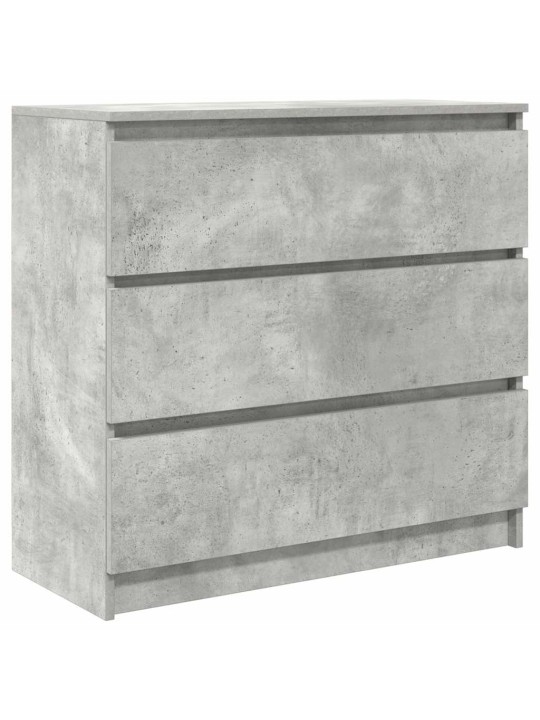 Senkki betoninharmaa 80x35x76 cm tekninen puu