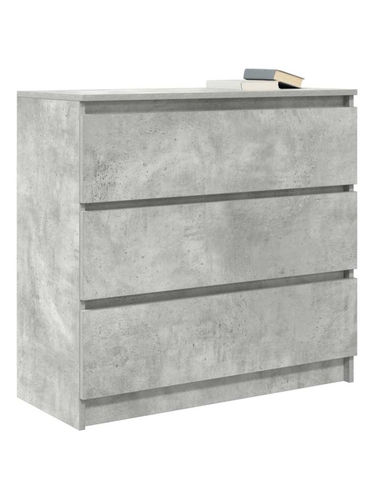 Senkki betoninharmaa 80x35x76 cm tekninen puu