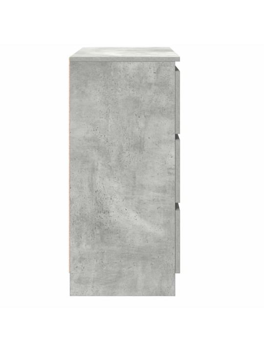 Senkki betoninharmaa 80x35x76 cm tekninen puu