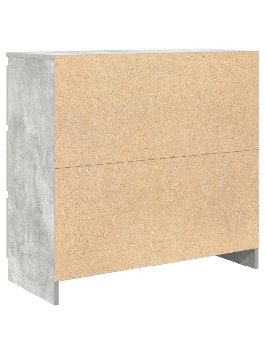 Senkki betoninharmaa 80x35x76 cm tekninen puu