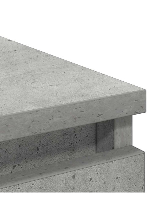 Senkki betoninharmaa 80x35x76 cm tekninen puu