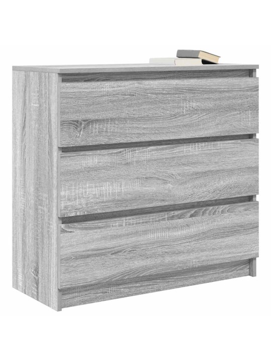 Senkki harmaa sonoma 80x35x76 cm tekninen puu