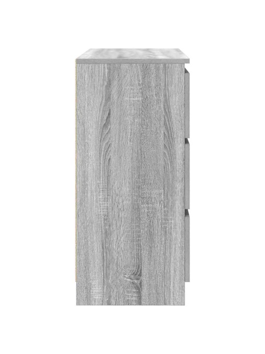 Senkki harmaa sonoma 80x35x76 cm tekninen puu
