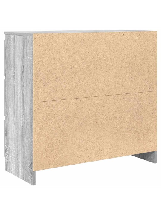 Senkki harmaa sonoma 80x35x76 cm tekninen puu