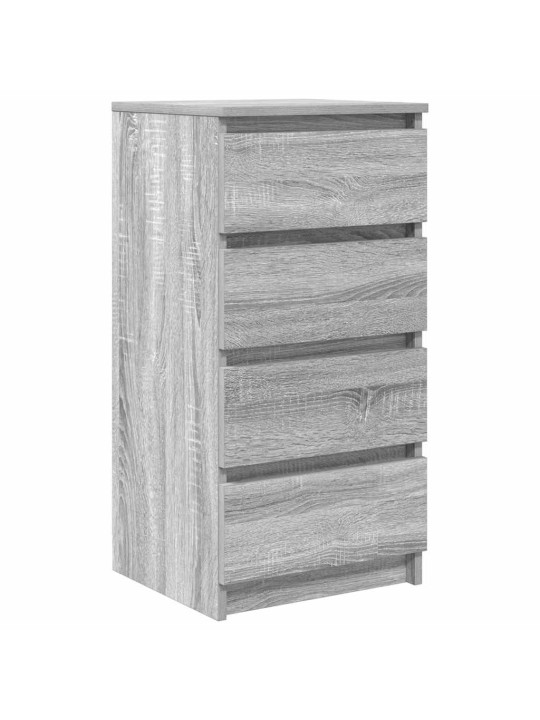 Senkki harmaa sonoma 37,5x35x76 cm tekninen puu