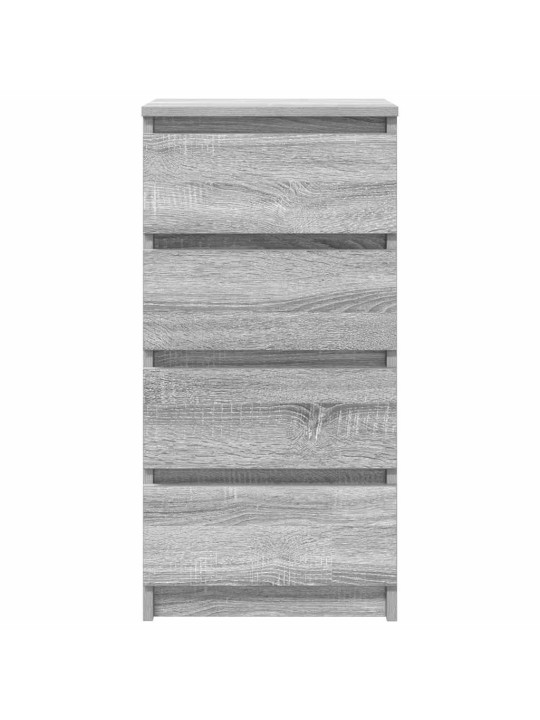 Senkki harmaa sonoma 37,5x35x76 cm tekninen puu