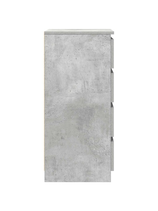 Senkki laatikoilla betoninharmaa 37,5x35x99 cm tekninen puu