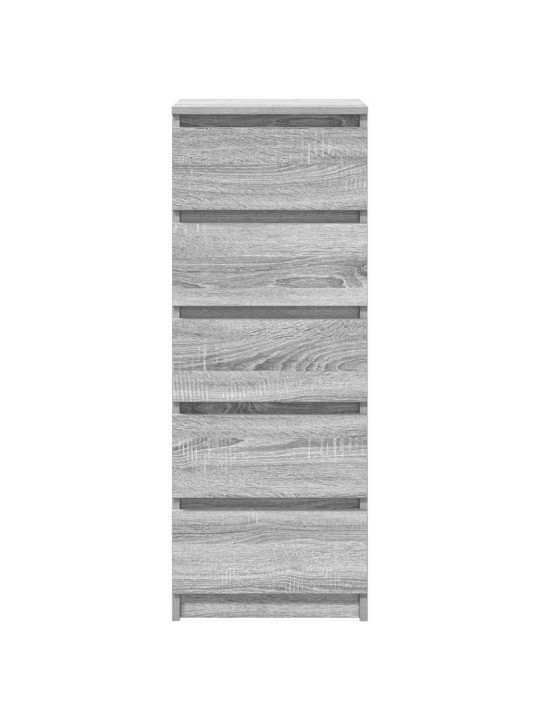 Senkki laatikoilla harmaa sonoma 37,5x35x99 cm tekninen puu