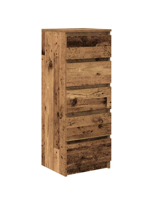Senkki laatikoilla vanha puu 37,5x35x99 cm tekninen puu