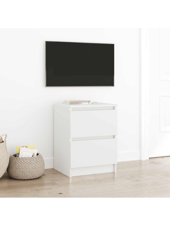 Tv-taso valkoinen 40x35x54 cm tekninen puu