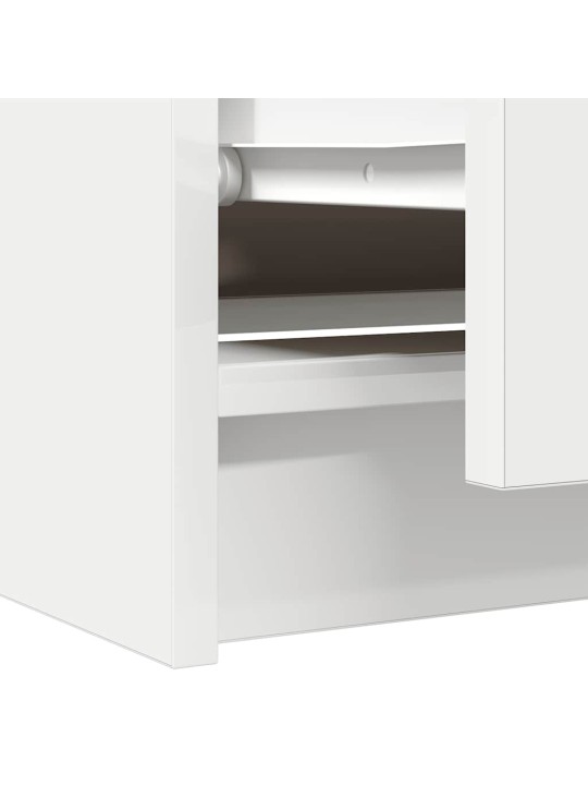 Tv-kaappi valkoinen 60x35x54 cm engineered wood