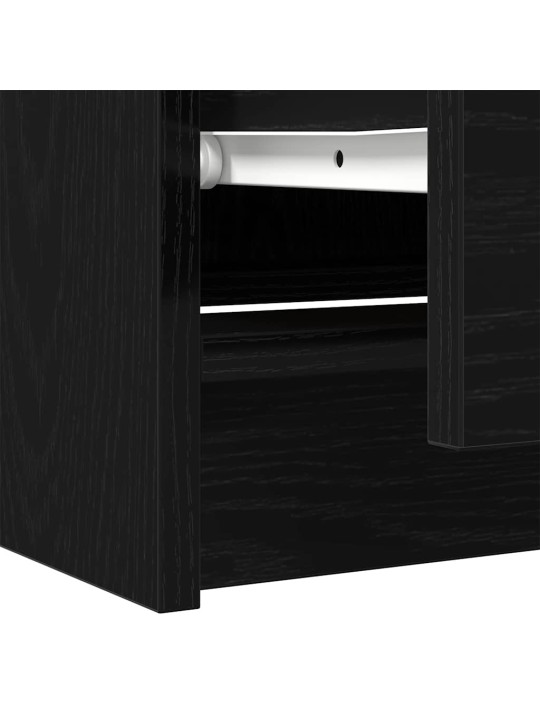 Tv-taso musta 60x35x54 cm tekninen puu