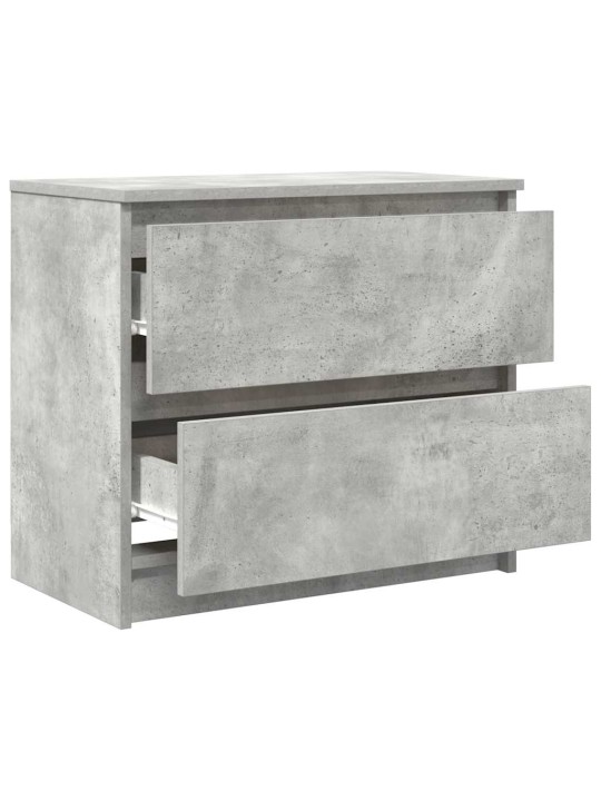 Tv-taso betoninharmaa 60x35x54 cm tekninen puu