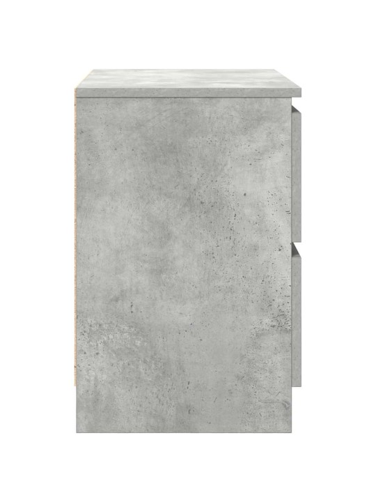 Tv-taso betoninharmaa 60x35x54 cm tekninen puu