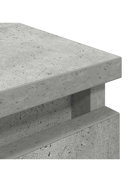 Tv-taso betoninharmaa 60x35x54 cm tekninen puu
