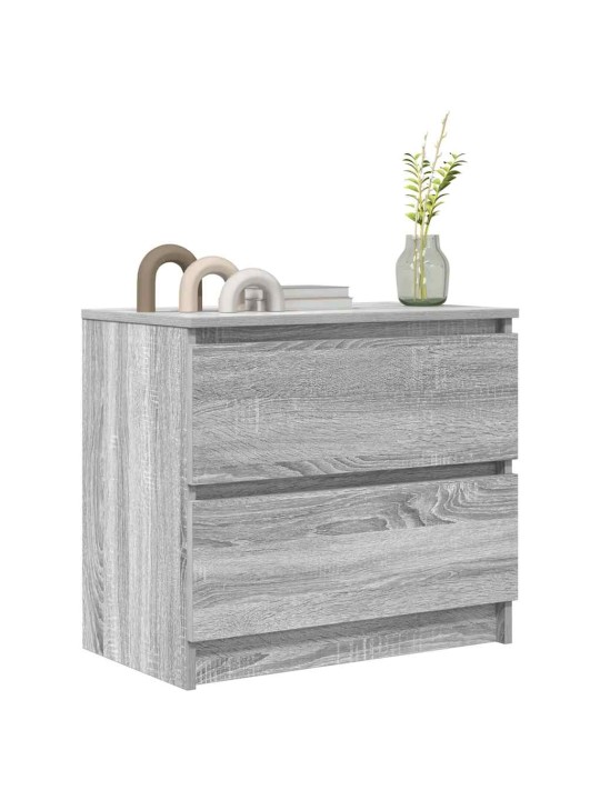 Tv-taso harmaa sonoma 60x35x54 cm tekninen puu