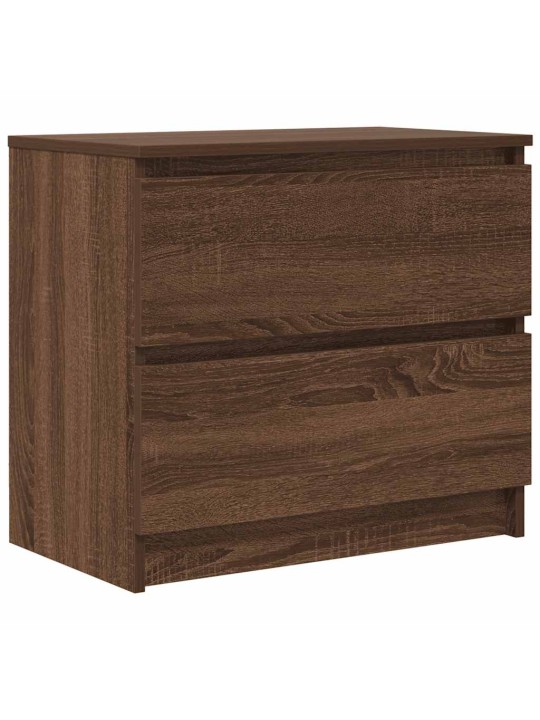 Tv-taso ruskea tammi 60x35x54 cm tekninen puu