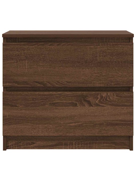 Tv-taso ruskea tammi 60x35x54 cm tekninen puu