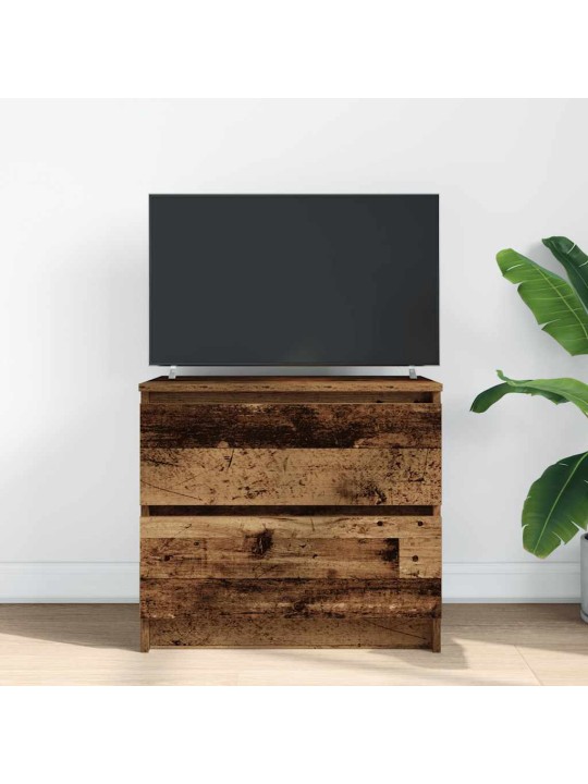 Tv-taso vanhaa puuta 60x35x54 cm tekninen puu