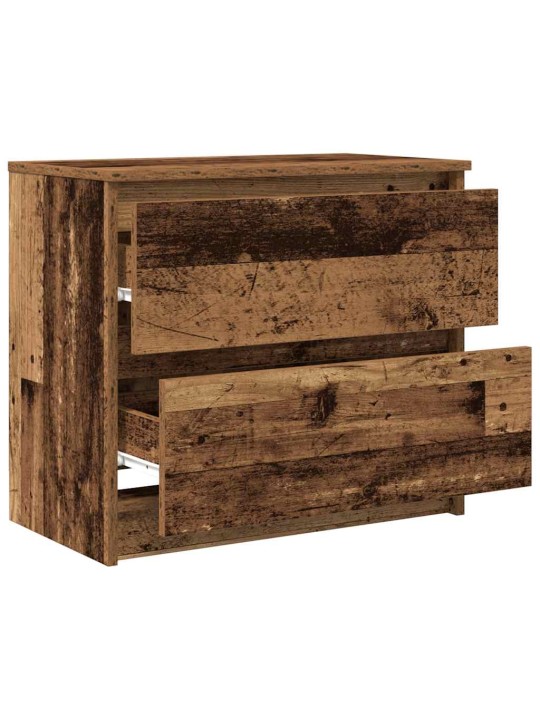 Tv-taso vanhaa puuta 60x35x54 cm tekninen puu