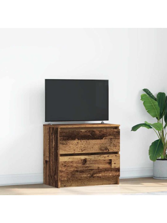 Tv-taso vanhaa puuta 60x35x54 cm tekninen puu