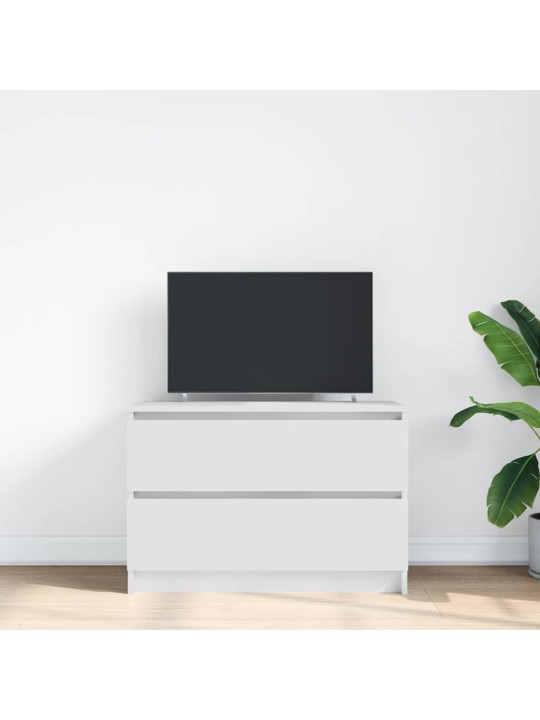 Tv-taso valkoinen 80x35x54 cm tekninen puu