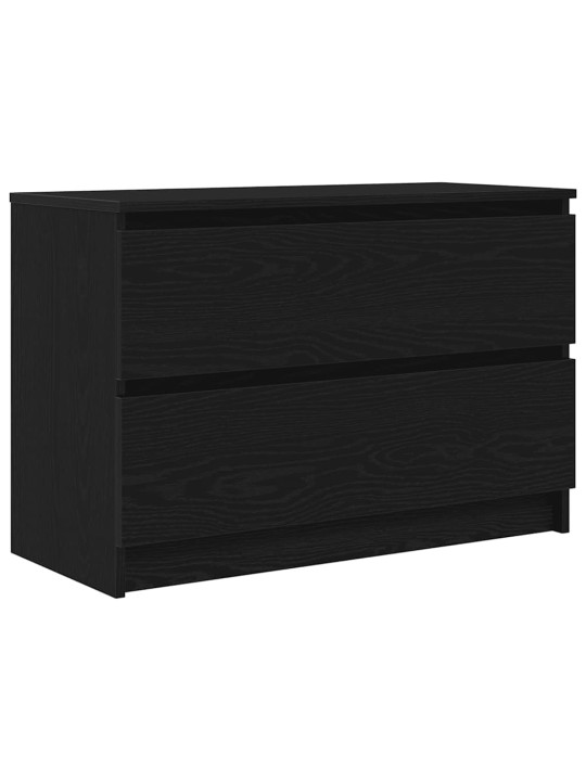 Tv-taso musta 80x35x54 cm tekninen puu
