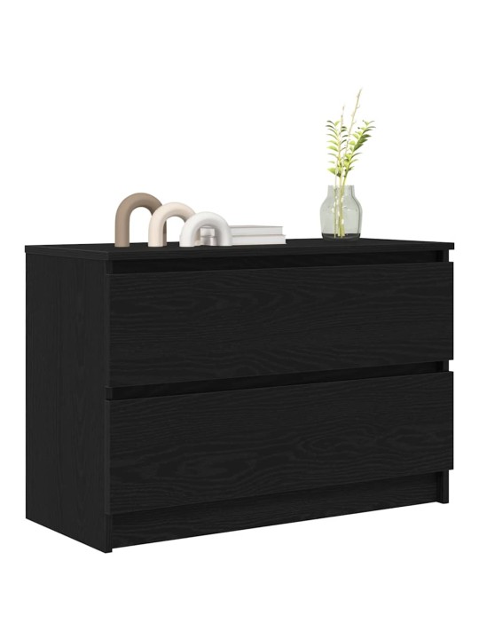 Tv-taso musta 80x35x54 cm tekninen puu