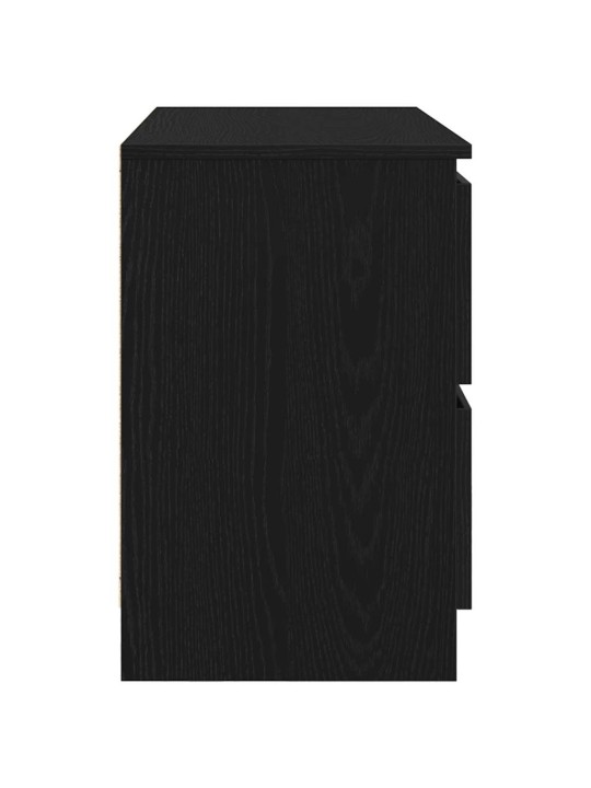 Tv-taso musta 80x35x54 cm tekninen puu