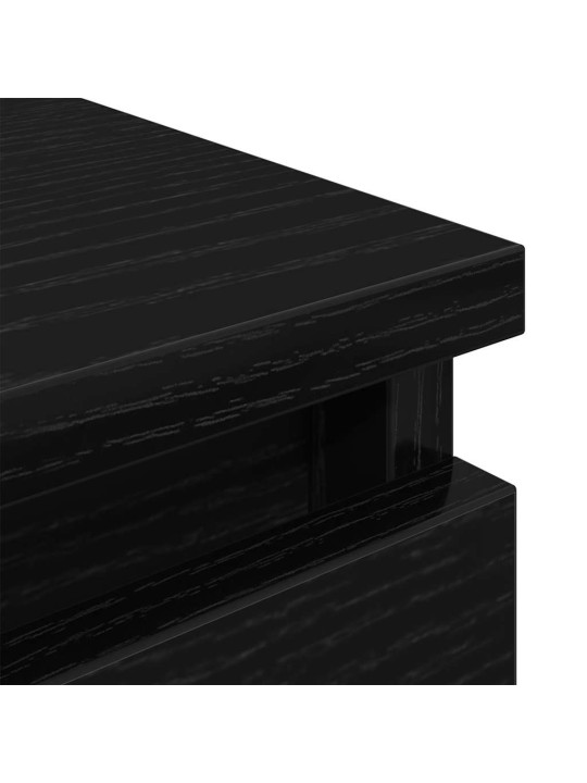 Tv-taso musta 80x35x54 cm tekninen puu