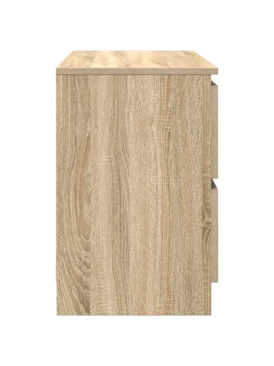 Tv-taso sonoma-tammi 80x35x54 cm tekninen puu