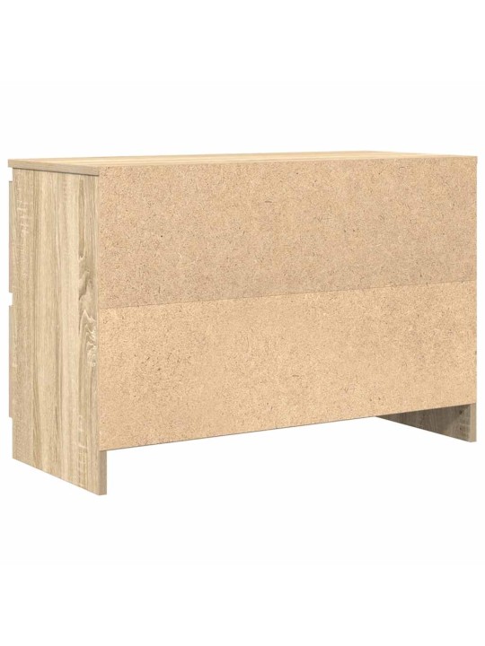 Tv-taso sonoma-tammi 80x35x54 cm tekninen puu