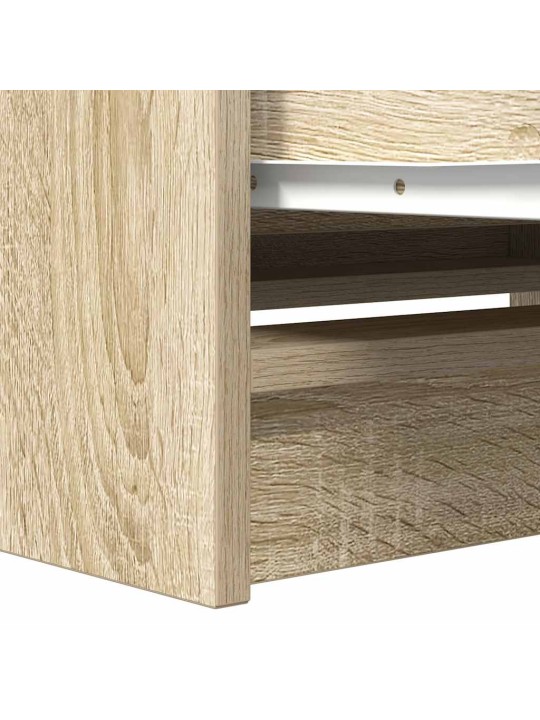 Tv-taso sonoma-tammi 80x35x54 cm tekninen puu