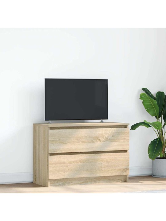 Tv-taso sonoma-tammi 80x35x54 cm tekninen puu