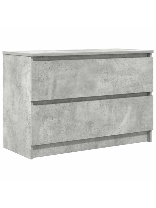 Tv-taso betoninharmaa 80x35x54 cm tekninen puu