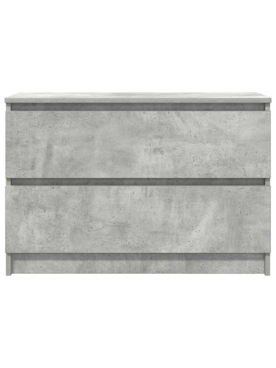 Tv-taso betoninharmaa 80x35x54 cm tekninen puu