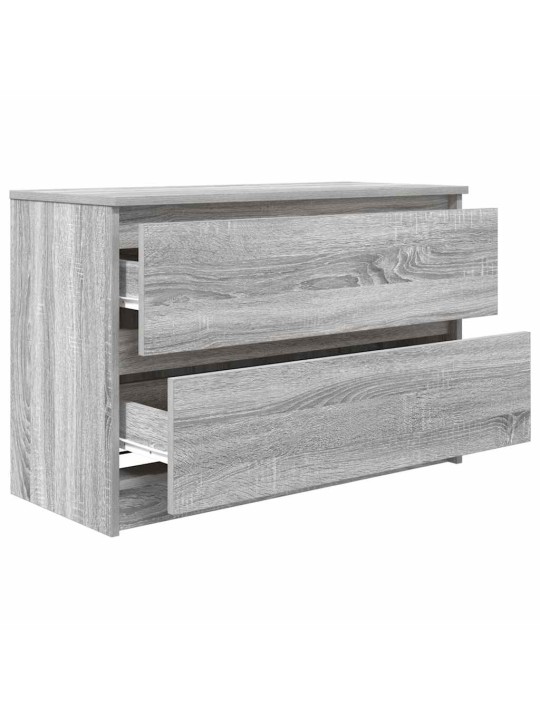 Tv-taso harmaa sonoma 80x35x54 cm tekninen puu