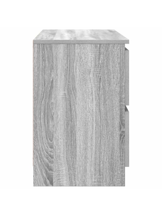 Tv-taso harmaa sonoma 80x35x54 cm tekninen puu