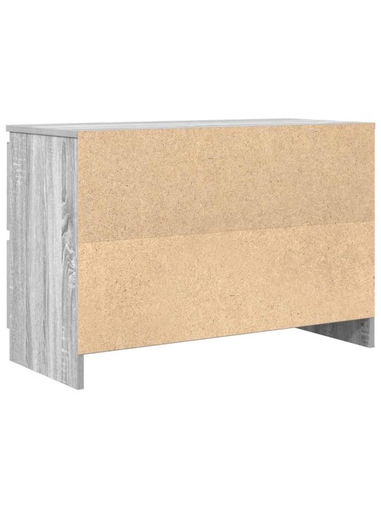 Tv-taso harmaa sonoma 80x35x54 cm tekninen puu