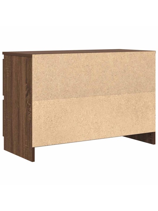 Tv-taso ruskea tammi 80x35x54 cm tekninen puu