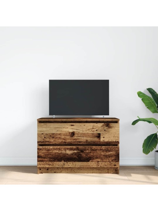 Tv-taso vanhaa puuta 80x35x54 cm tekninen puu