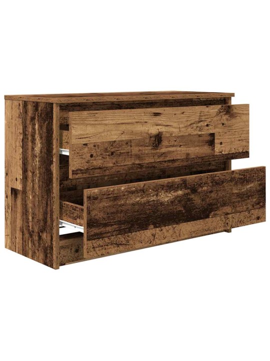 Tv-taso vanhaa puuta 80x35x54 cm tekninen puu